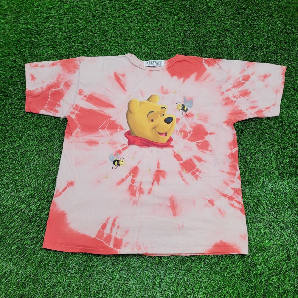 Vintage Y2K Winnie-The-Pooh Shirt Womens XL 23x26 Red White